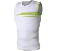 BIOTEX Camiseta de Tirantes Impact Transpirable para Hombre para Ciclismo y Running, Ropa Interior técnica Deportiva Ideal para Verano e Invierno, Color Blanco., M/L