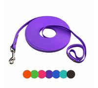 Biothane - Correa larga impermeable para perro, correa de entrenamiento para perros de 6 pies, 10 pies, 15 pies, 30 pies, 50 pies, fácil de limpiar, línea larga para perros pequeños, medianos y