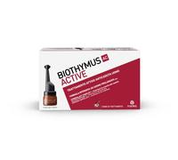 BIOTHYMUS Active Uomo - 10 ampollas anticaída para el cabello para hombre, tratamiento activo con fórmula intensiva de acción prolongada, 1 mes de tratamiento