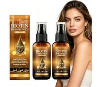 Biotin Hair Regrowth Spray Suero De Crecimiento De Cabello Continente Biotina Spray Crece Cabello Aceite Capilar Para El Crecimiento Del Cabello Más Fuerte Y Grueso 2 X 30ml