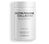 biotin marine collagen - 120 cápsulas vegetales - codeage
