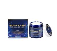 Biotina 10 en 1 Crema Restauradora de la Piel Cara y Cuello 50gr Hidratante Elasticidad Rejuvenecedor (1)