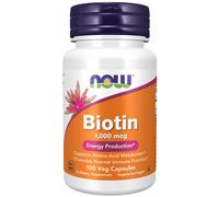 biotina 1000 mcg - 100 cápsulas - now