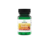 Biotina 5000 mcg, 60 comprimidos masticables con sabor a cereza Swanson Health Products