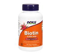 Now Foods Biotina 5000 mcg - 120 Cápsulas Vegetales