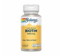 Biotina 60 Cápsulas 5,000 Mcg De Solaray