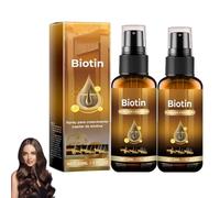 Biotina Serum para el crecimiento del cabello, biotina para el crecimiento del cabello, spray para acelerar el crecimiento del cabello y contra la caída del cabello, 2 unidades