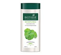Biotique Bio Gotu Kola Loción para piel suave para cuerpo seco y deshidratado, 180 ml (paquete de 1) verde claro