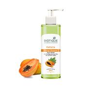 Biotique Papaya Deep Cleanse Face Wash | Exfoliación suave | Piel visiblemente brillante | Extractos 100% botánicos | Adecuado para todo tipo de piel | 200 ml