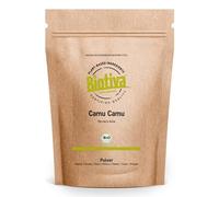 Biotiva Camu Camu - Polvo orgánico de 100 g, vitamina C natural, 100 EH por 300 mg de vitamina C, controlado y envasado en Alemania (DE-ÖKO-005)