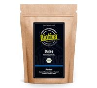 Biotiva Dulse en polvo Bio 100g | Palmaria Palmata | dulse | alga roja | sin aditivos | Superalimento | 100% bio | embotellado y certificado en Alemania.