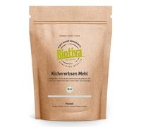 Biotiva Harina de Garbanzos 1000g - sin gluten - vegana - sustituto de la harina en pastelería - Embotellada y controlada en Alemania (DE-ÖKO-005)