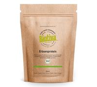 Biotiva Polvo de guisante orgánico 1 kg - contenido de proteína del 83% - 100% aislado de proteína de guisante - libre de gluten, soja y lactosa