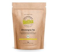 Biotiva té de hierba de limón orgánico 250g - Cymbopagon citratus - más pura - sin aditivos - vegano - 100% calidad orgánica - embotellado y controlado en Alemania