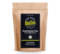 Biotiva Té negro Darjeeling Earl Grey orgánico 100g - de cultivo ecológico - embotellado y controlado en Alemania (DE-ÖKO-005)