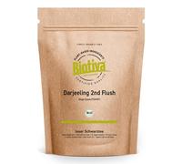 Biotiva Té negro Darjeeling Second Flush FTGFOP1 100g orgánico - hojas secas - de cultivo ecológico - controlado ey emotellado en Alemania