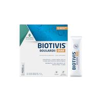 Biotivis Diar - 5 Mil Millones de Saccharomyces Boulardii - Equilibrio de la Flora Bacteriana Intestinal - Trata Diarrea - Sin gluten - Sin lactosa - 20 barras de 1,5 g