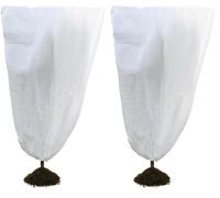 Biotop - Capucha Protectora Antiheladas para Todo Tipo de Árboles, Plantas y Arbustos. 1,5 Metros de Diámetro por 1,8 Metros de Alto. Tejido Suave y Resistente de 30 g/m2 (Paquete de 2)