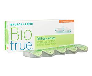 Biotrue - BAUSCH + LOMB ONEday For ASTIGMATISM - Lentes de contacto de reemplazo diario para Astigmatismo