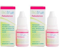 Biotrue Bausch + Lomb Rebalance gotas hidratantes 10ml compatible con lentes de contacto (Paquete de 2)