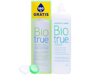 Biotrue Bausch + Lomb Solución Única 300ml + 180ml gratis para lentes de contacto blandas