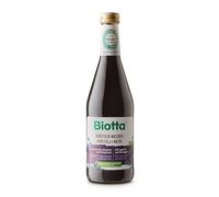 Biotta Jugo de Mirtilo Negro 100% BIO | Prensado Directo | Infusión de Melisa | Tradición de 60 Años | Arándano Negro Natural | Del Campo a la Botella | 500 ml