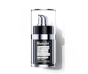 Biotulin - Supreme Skin Gel 15ml - Tratamiento hidratante antiarrugas con espilantol concentrado y ácido hialurónico - Piel lisa y tersa en menos de 1 hora