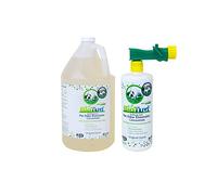 BioTurf BioS+ - Kit concentrado eliminador de olores, limpiador de césped artificial para orina y heces de perro, enzima desodorizante de patio al aire libre, incluye 1 galón, botella de spray de 32