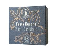 Bioturm Champú y Gel Sólido 2 en 1 Sándalo 100g