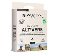 Biovetol - Alimento para el bienestar - Alt'vers Bocados orgánicos para perros grandes (más de 20 kg) - 6 bocados