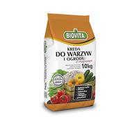 BIOVITA Cal de jardín para verduras con adición de magnesio, 10 kg, regulador de pH ideal para verduras y plantas ornamentales