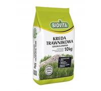 BIOVITA Cal granulada para césped - eficaz abono de cal para un césped sano, denso y jugoso - Fácil aplicación y efecto sostenible (10 kg)