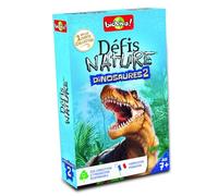 Bioviva- Desafíos Naturaleza-Dinosaurios 2-Versión 2022Apuesta en Lo más destacado de Estos Animales para Ganar la Batalla-Juego de Cartas-2 a 6 Jugadores-7 años, 400305, Multicolor