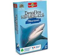 Bioviva - Desafíos Naturaleza: Tiburones - Juego de Cartas en Español