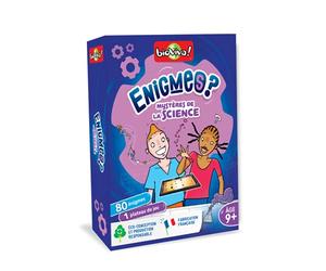 Bioviva - Enigmes - Misterios de la ciencia - Adivina la respuesta lo más rápido posible gracias a las pistas- Juego de cartas - Colección Enigmes - 2 a 6 jugadores - 9 años - Fabricado en Francia -