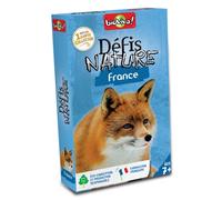 Bioviva - Retos Nature - Francia - Apuesta por los Puntos Fuertes de Estos Animales para Ganar la Batalla - Juego de Cartas - 2 a 6 Jugadores - 7 años - Fabricado en Francia - 282529