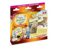 Bioviva - Retos Nature Protect Edition 2 Aventuras Salvajes - Estuche 4 Boosters - Leopardo - Completa tu colección - Enriquecido tu Deck - 1 Jugador - a Partir de 7 años - Fabricado en Francia