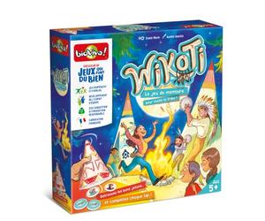 Bioviva- Sioux Wikoti - La Danza del Tribu - Juegos de Sociedad cooperativo para niños a Partir de 5 años - 2 a 5 Jugadores - 400176, Multicolor
