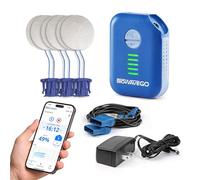 BioWave GO - Dispositivo certificado CE aprobado por la FDA para alivio del dolor crónico y alivio del dolor agudo, sin medicamentos, tecnología portátil, proporciona alivio del dolor para espalda