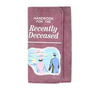 Bioworld Beetlejuice - Manual para Las Mujeres recientemente fallecidas, Cartera de Piel sintética de Tres Pliegues, Morado, Mediano