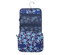 Bioworld Disney Stitch Character Heads - Kit de aseo plegable para colgar (20,8 cm), color azul