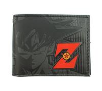 Bioworld Dragon Ball Z - Cartera Plegable con Insignia de Metal Oficial Goku Z