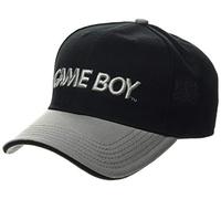 Bioworld EU Nintendo Gameboy Embroidered Logo Curved Bill Baseball Cap, Black (BA067775NTN) Gorra de bisbol, Gris (Grey Grey), Talla única Unisex Adulto