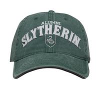 Bioworld Harry Potter Hogwarts Alumni Gorra de béisbol ajustable, producto oficial, gran regalo para adolescentes o adultos, Slytherin, Talla única
