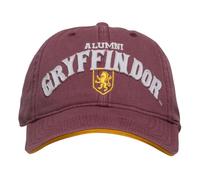 Bioworld Harry Potter Hogwarts Alumni Gorra de béisbol ajustable, producto oficial, gran regalo para adolescentes o adultos, Gryffindor, Talla única
