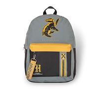 Bioworld Harry Potter Hufflepuff Mixblock - Mochila con extractor de cinchas, se adapta a A4 con bolsa interna acolchada para laptop/tablet
