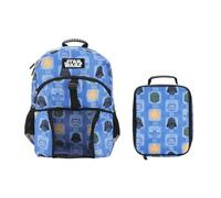 Bioworld Juego de mochila y lonchera de 16 pulgadas para la escuela y viajes, Star Wars The Dark Side