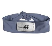 Bioworld Naruto Shippuden Sasuke Uchiha - Diadema rayada, Gris, 1 Count (Pack of 1)
