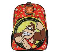 Bioworld Nintendo Donkey Kong Backpack Gone Bananas - Mochila para videojuegos de 16 pulgadas
