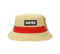 Bioworld One Piece Live Action - Sombrero de paja pirata para adultos, color marrón claro con bolsillo lateral